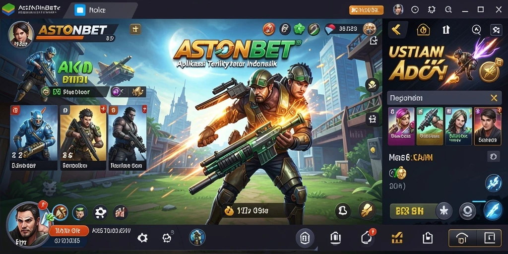 Tampilan aplikasi ASTONBET yang intuitif dan mudah digunakan.