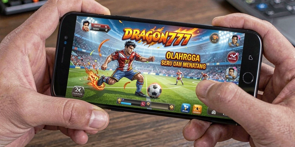 Tampilan gameplay seru dari DRAGON777 dengan aksi olahraga menarik.