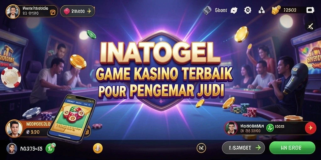Screenshot gameplay INATOGEL menampilkan aksi seru permainan Kasino.