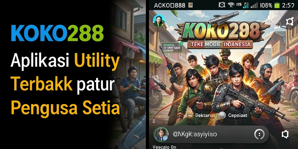 Tampilan antarmuka utama KOKO288 yang intuitif dan sederhana.