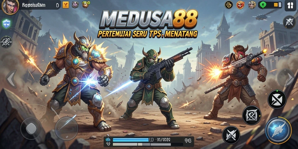 Gameplay seru MEDUSA88 dengan aksi tembak-menembak yang mendebarkan.