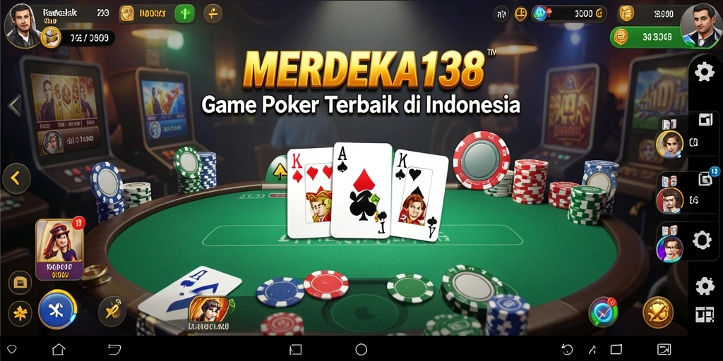Tangkapan layar gameplay seru Poker di MERDEKA138.